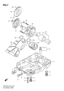 VZR1800 Картер масляный / масляная помпа
