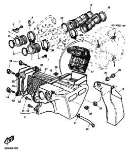 TT600R Впускная система