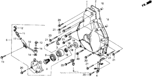GL1500I Кожух сцепления