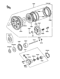 ZX900 Сцепление