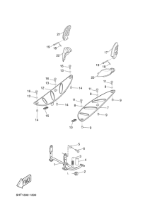 XQ150 Stand. footrest