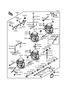 ZX250 Карбюратор