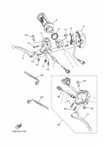 ED06 Переключатель руля рычаг