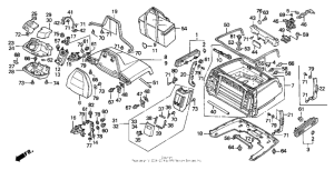 GL1500SE Кофр задний
