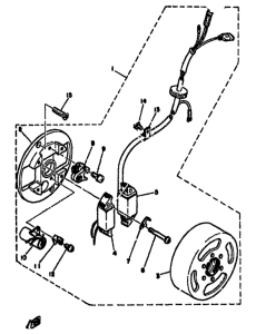 TY50M Flywheel magneto