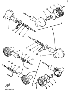 XT500 Поворотники