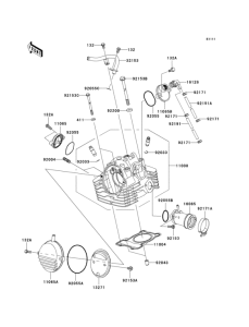 BR125 Головка цилиндров