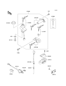 ER500 Замок зажигания