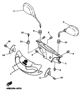 XC125 Обтекатель 1
