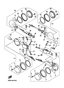 XVS1100 XVS11W Проблесковый световой сигнал