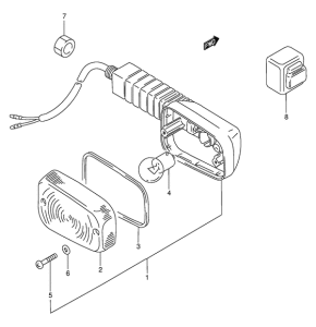AE50 Rear turnsignal lamp