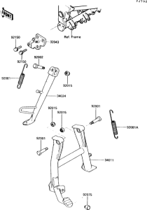 EX250 Подножка