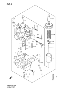 JR80 Carburetor assy