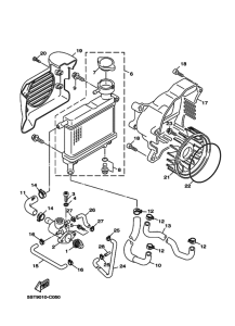 XC50 XC50V Радиатор и шланг