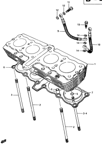 GSX750 Цилиндр
