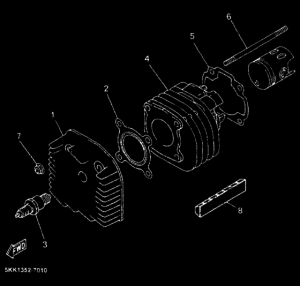 YN100 Головка цилиндров