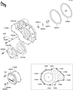 ZG1000 Крышки двигателя