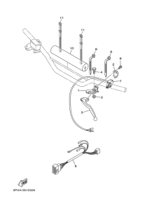 YZ85 Handle switch & lever