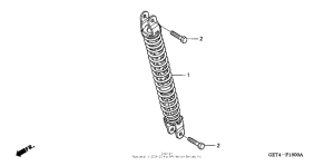 CHF50A Задние амортизаторы