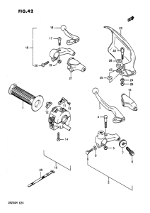 DR200 Light handle switch
