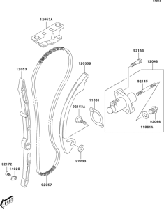  Cam chain / tensioner