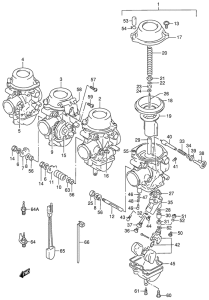 RF900 Carburetor assy