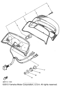 XJ600SGC Фонарь