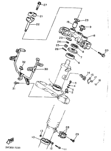 XT600H (33.OKW) Управление
