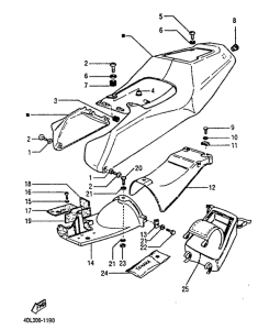 TZR125RR Кожух вентилятора