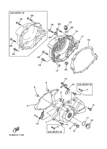 TW200E ｸﾗﾝｸｹｰｽｶﾊﾞｰ 1