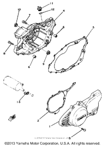 SR250TH Боковые крышки