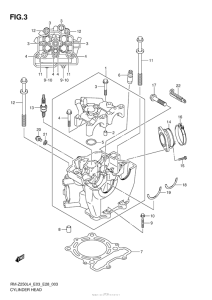 RM-Z250 Головка цилиндров