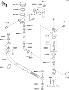  Задний торм цилиндр