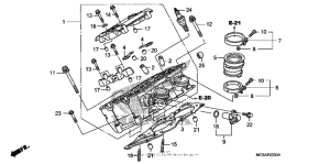 ST1300 Правая головка цилиндров