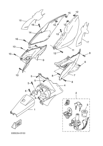 YQ50L Боковые обтекатели