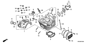  Cylinder head cover /  cylinder head