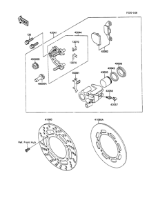  Передний тормоз
