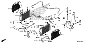 GL1800C Радиатор