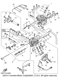 XVS650A Карбюратор