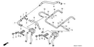  Air suction valve tubing