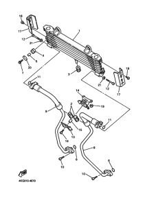 XJR1300 ｵｲﾙｸｰﾗｰ