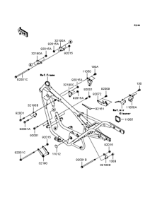 BN125 Рама ,крепежные детали