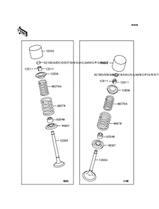 KLX250 Rocker arms / valves