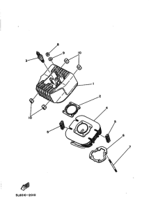 YSR80 YSR80D Цилиндр