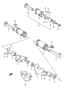 LS650 Подножки