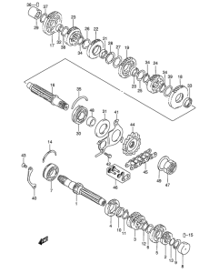 GSX750 Трансмиссия