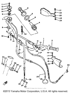 IT250J Handlebar-cable