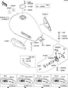 EJ650 Fuel tank(1 / 2)(ej650-a3 / a4)
