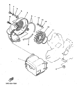 YN50R Кожух вентилятора
