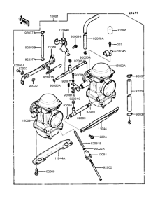 EX400 Карбюратор